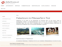 Tablet Screenshot of fieberbrunn.co